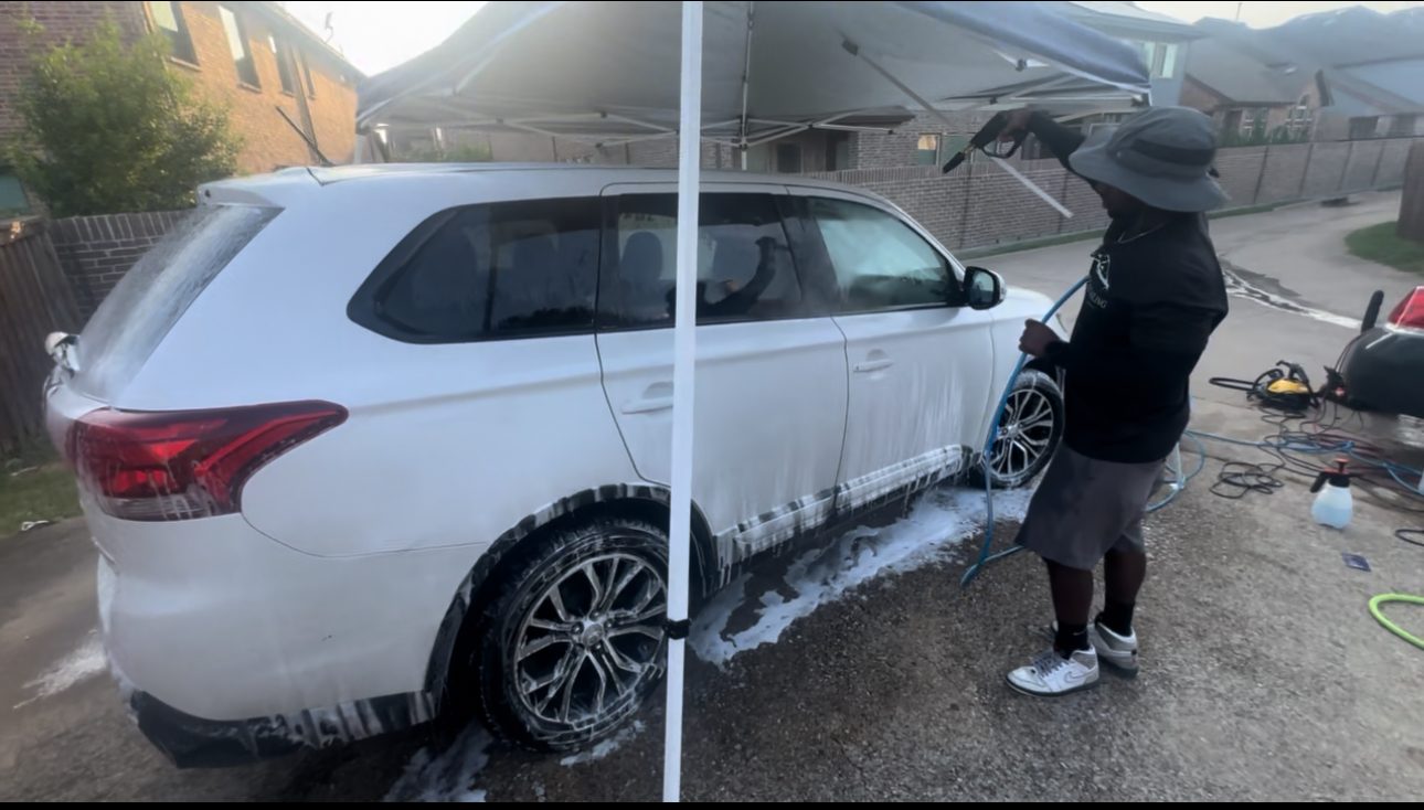 White Slate detailed vehicle